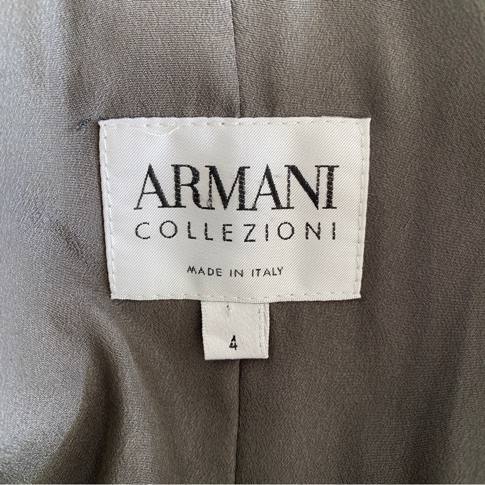 Armani collection asymmetrical brown blazer - Picture 11 of 11